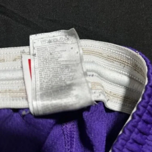 Men’s Basketball Shorts Purple And White Size XL With Draw String - Picture 5 of 8